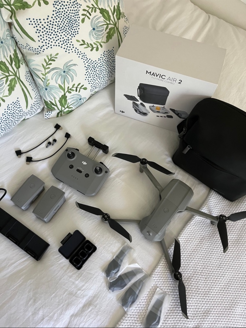 DJI Mavic Air 2 Drone Bundle in Gray with Controller and Case